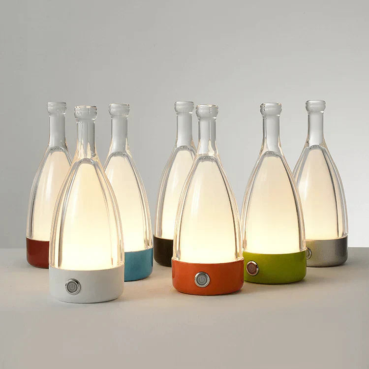 Lampe LED Bouteille Vin Élégante Réchargeable - Foivo
