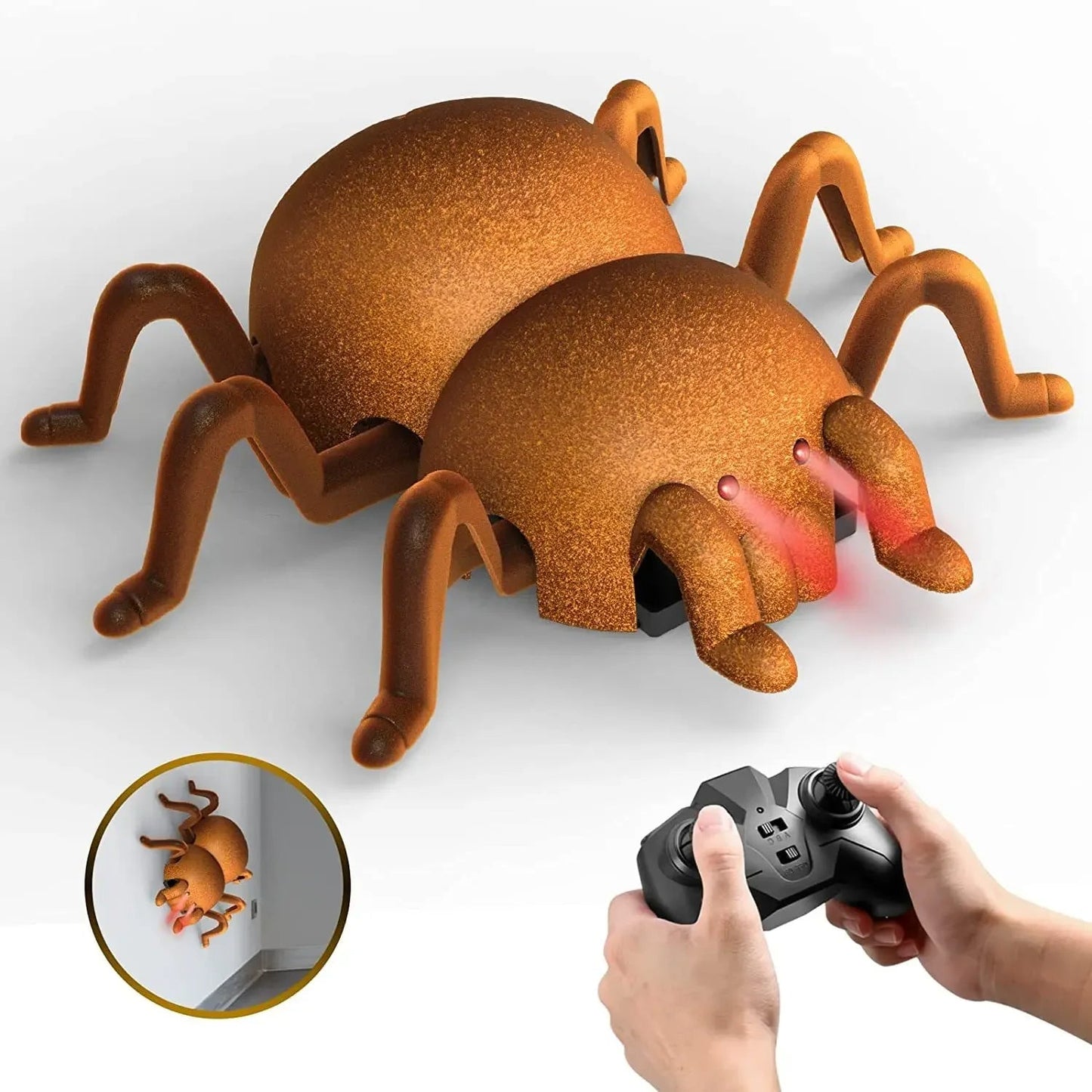 Crabe Fou | Épouvantail Ultime - Crabe RC Télécommandé pour Farces Effrayantes