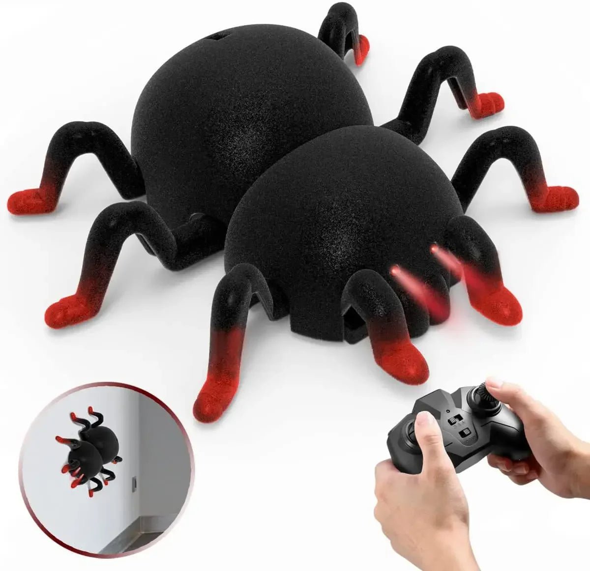 Crabe Fou | Épouvantail Ultime - Crabe RC Télécommandé pour Farces Effrayantes