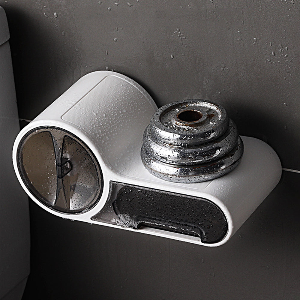 Support de Papier Toilette avec Étagère Murale Imperméable - BlxckFR