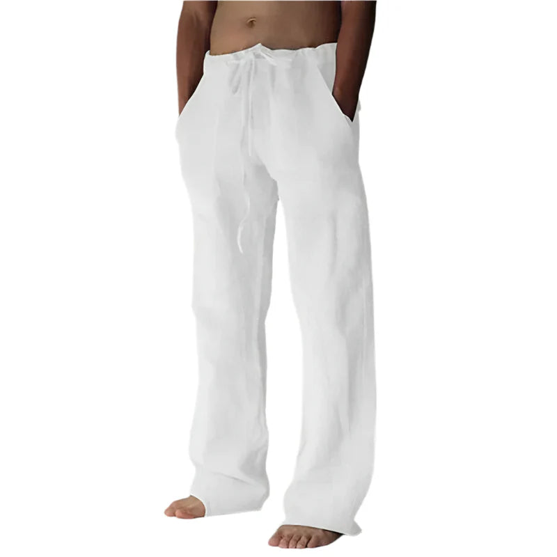 Pantalon Détente Élastique Homme avec Poches Côtés - BlxckFR