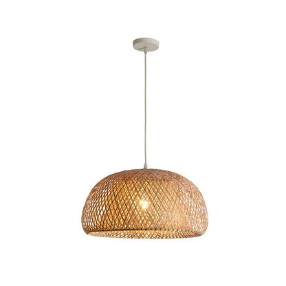 Lampe Suspendue en Rotin - Décoration Intérieure Naturelle Élégante