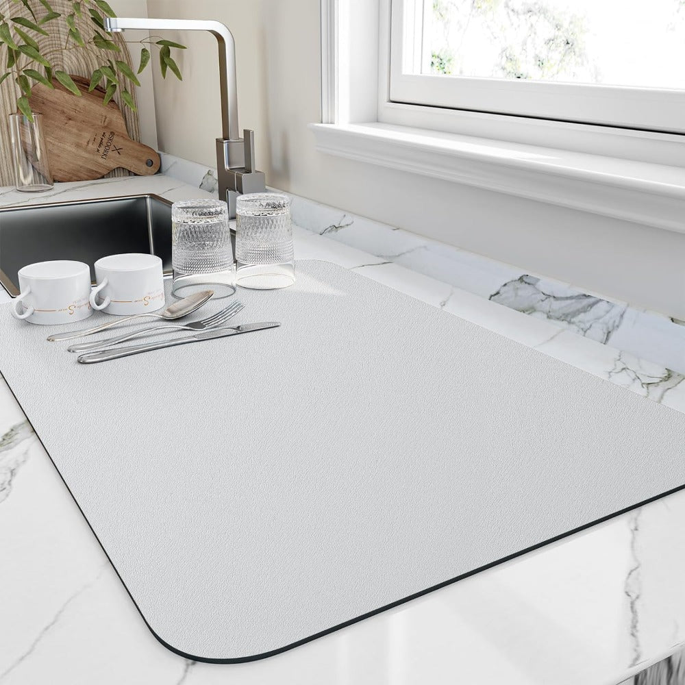 Tapis d'assèchement vaisselle avec surface absorbante rapide