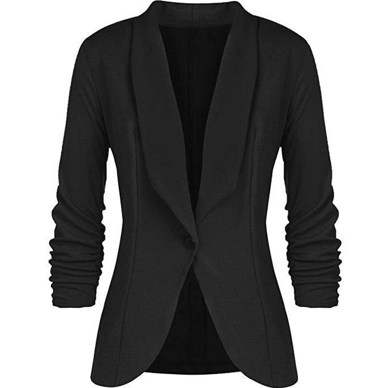 Blazer classique à manches longues polyvalent pour hommes - BlxckFR