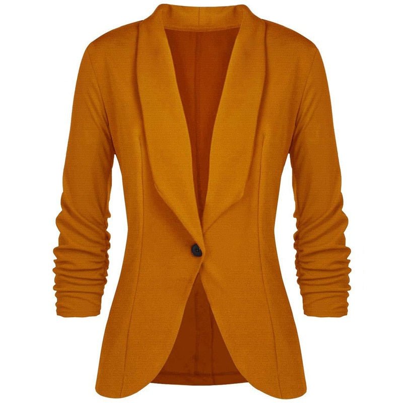 Blazer classique à manches longues polyvalent pour hommes