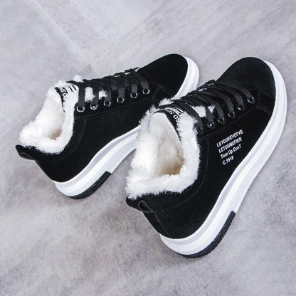Bottes Hiver Douces en Fourrure