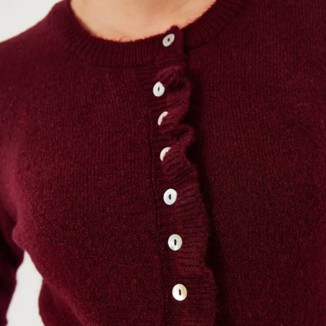 Cardigan Femme Maille Texturée Coupe Classique