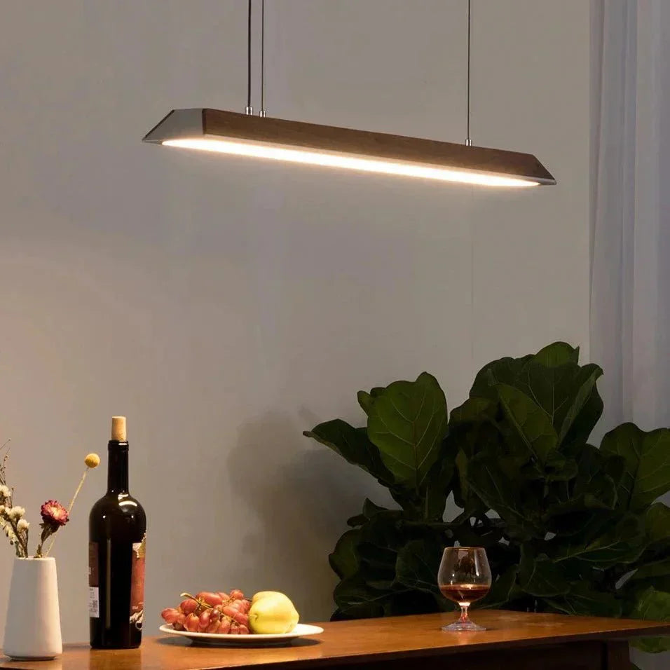 Lampe LED Bois Massif Élégante
