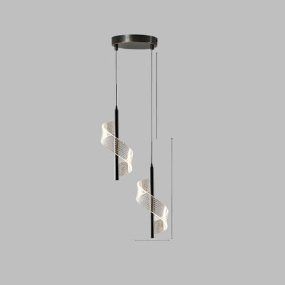 Luminaire Suspendu LED Métal Élégant Éco-Énergétique